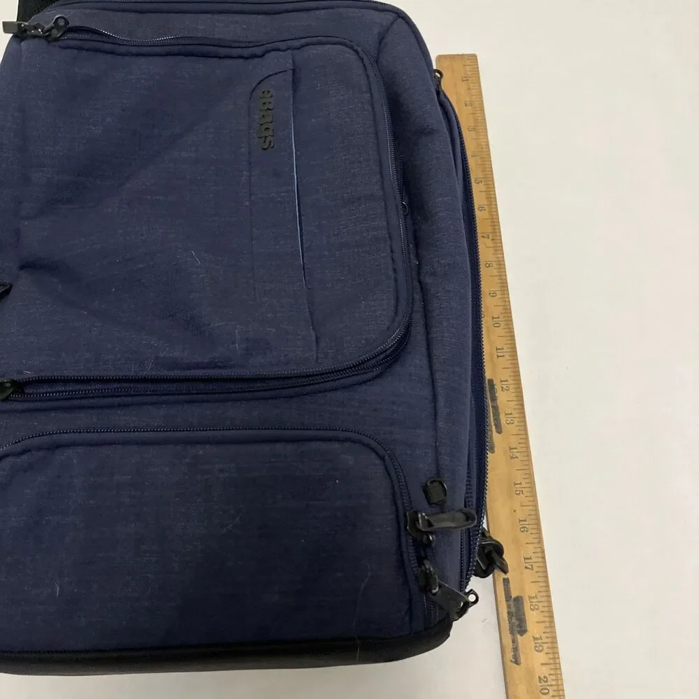 eBags Pro Slim Jr Laptop Backpack Professional Weekender Travel Bag Black